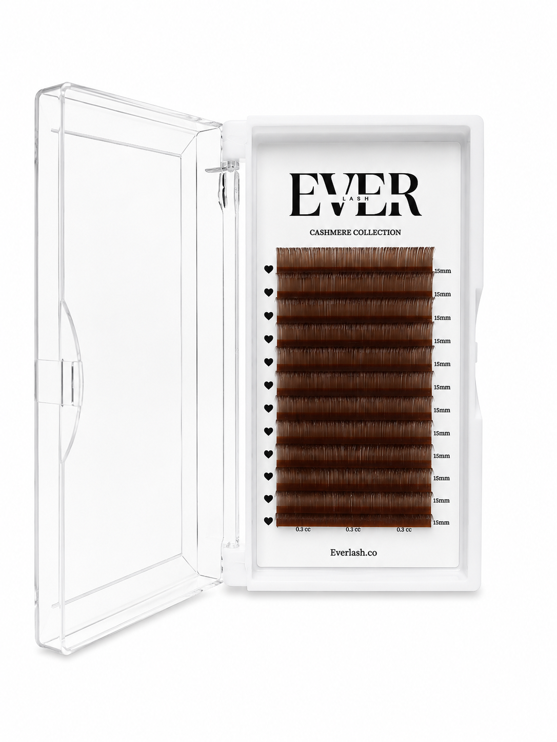 0.03 CC Curl Light Brown Cashmere Lash Trays